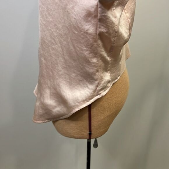 HEI HEI Pale Pink Zip Front Blouse Jacket - Size Medium - Picture 8 of 13